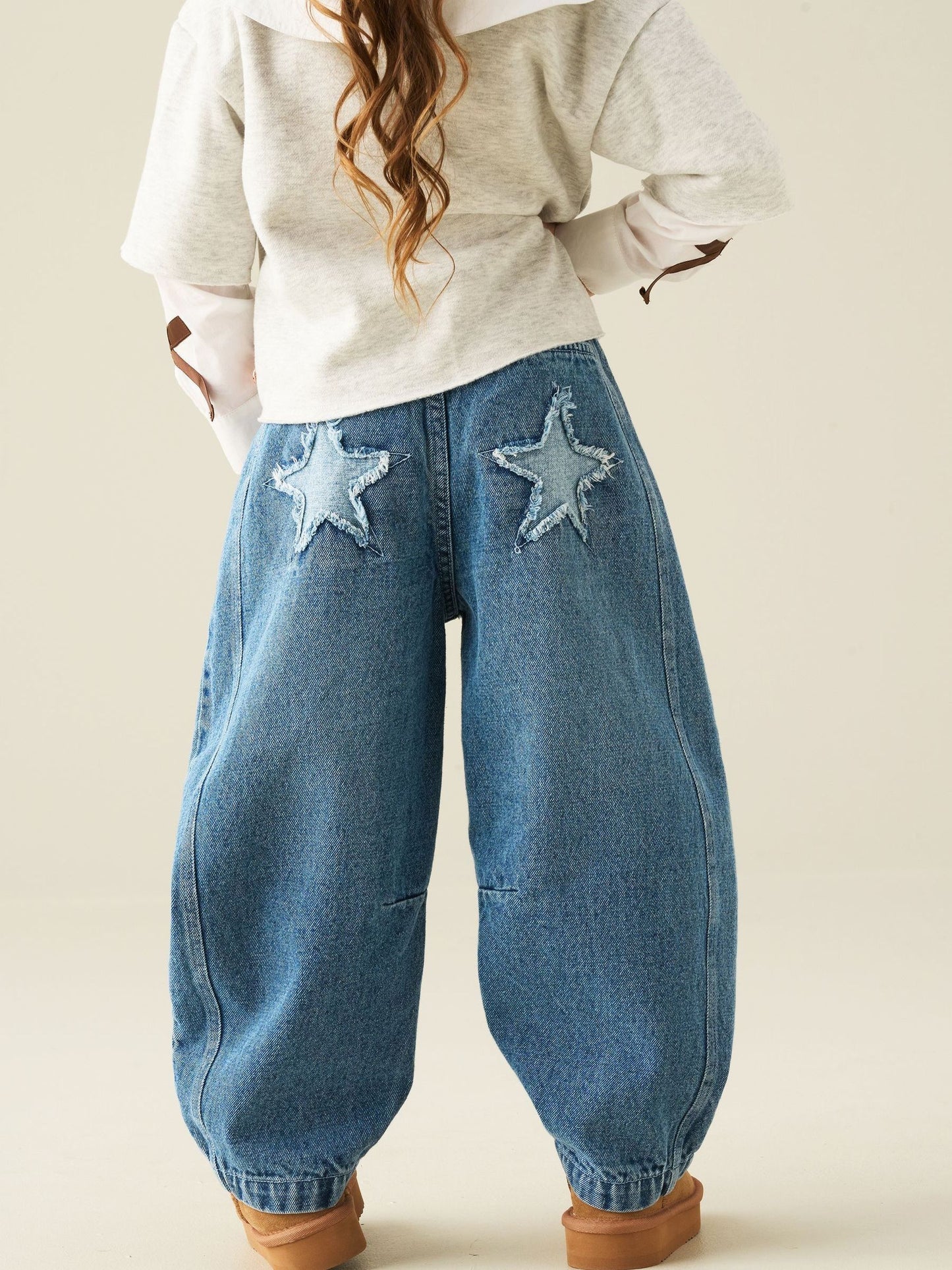 Dsiney Kidz - Angel & Rocket Blue Arli Relaxed Fit Jeans image 4