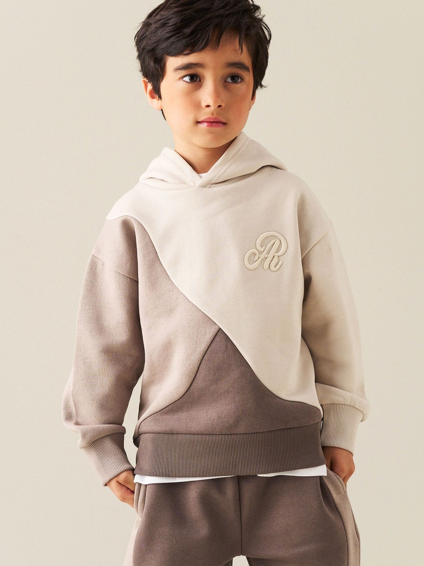 Dsiney Kidz - Angel & Rocket Natural Micah Cut & Sew Oversized Hoodie image 1