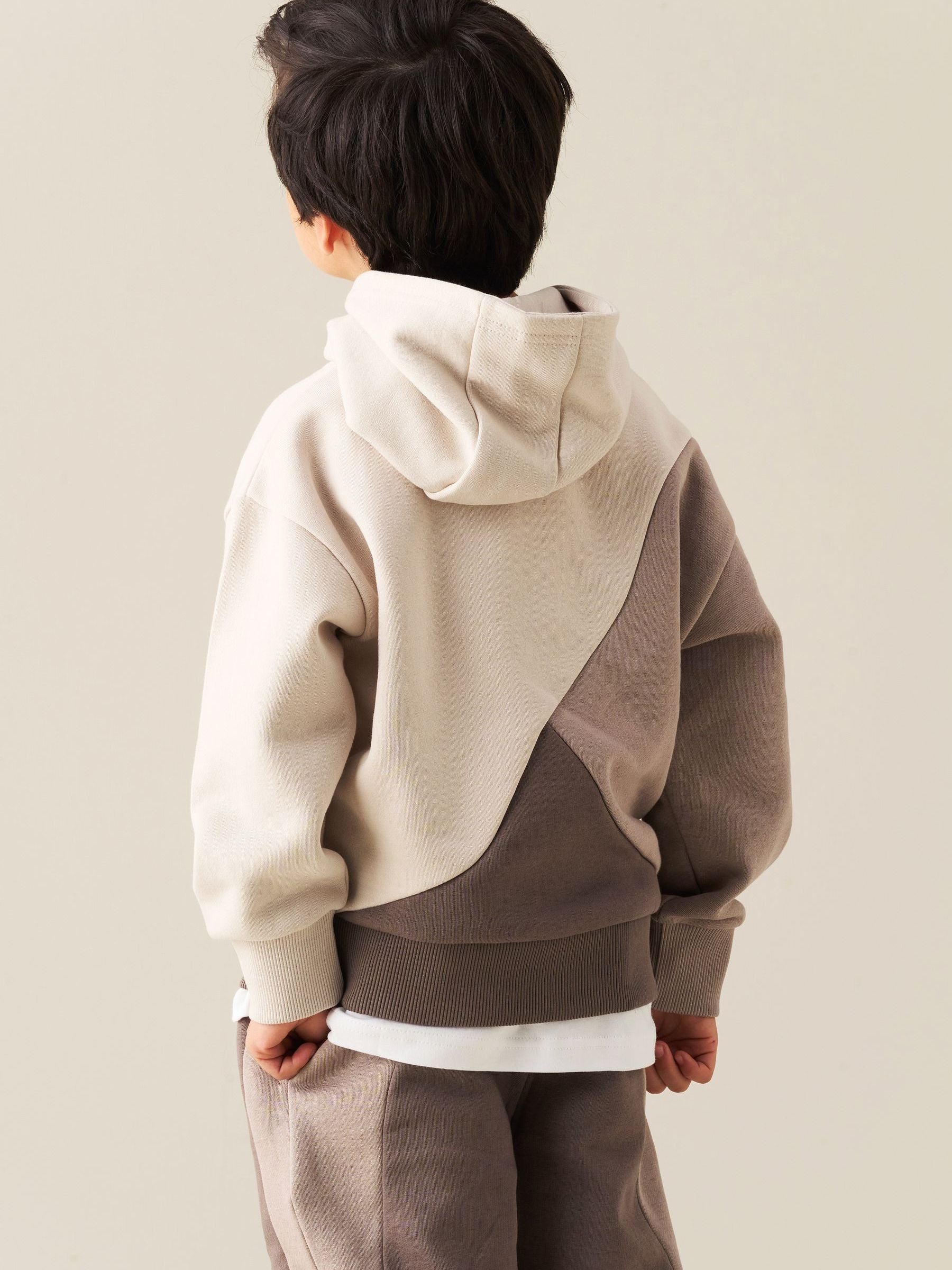 Dsiney Kidz - Angel & Rocket Natural Micah Cut & Sew Oversized Hoodie image 2