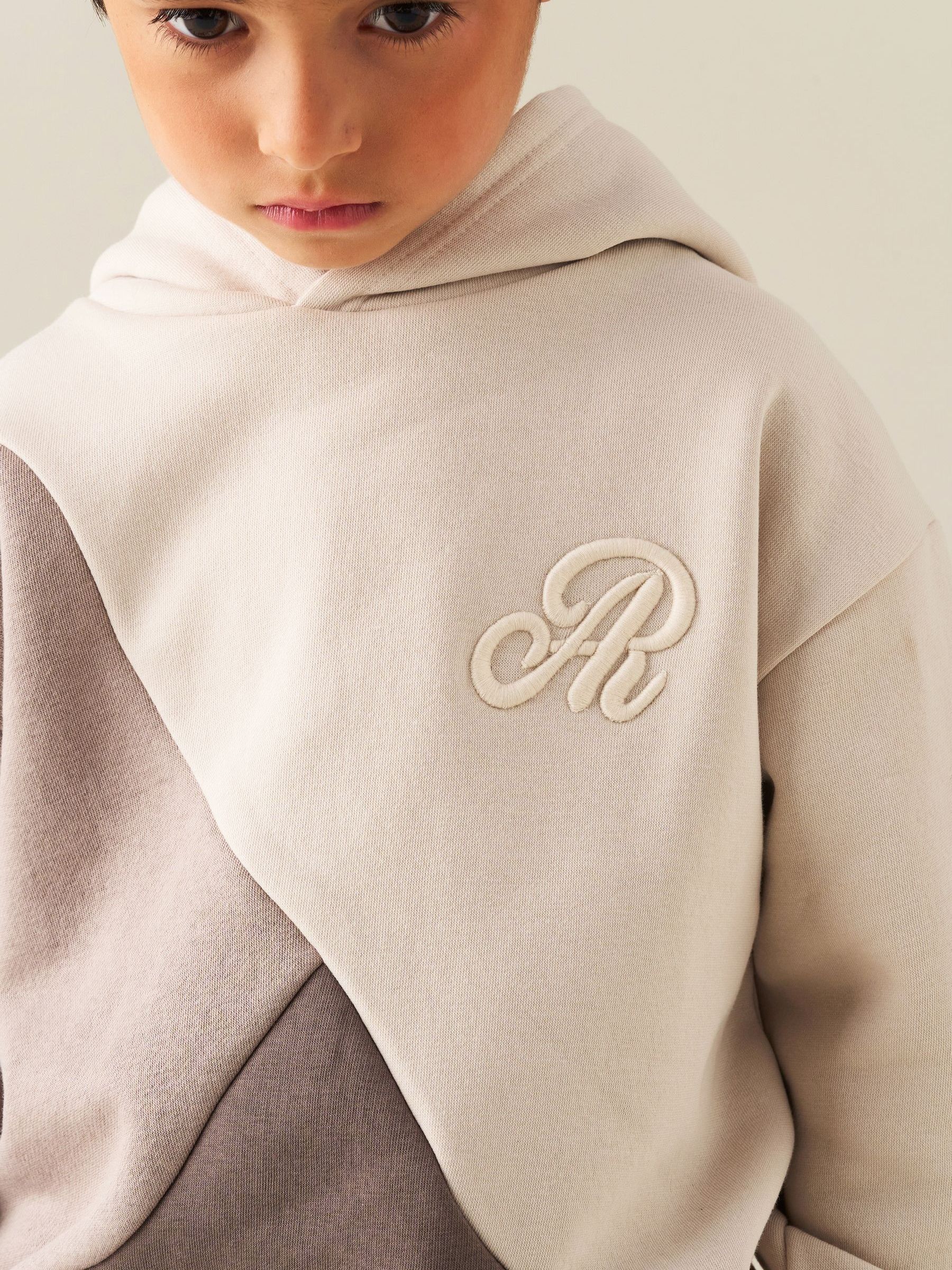 Dsiney Kidz - Angel & Rocket Natural Micah Cut & Sew Oversized Hoodie image 5