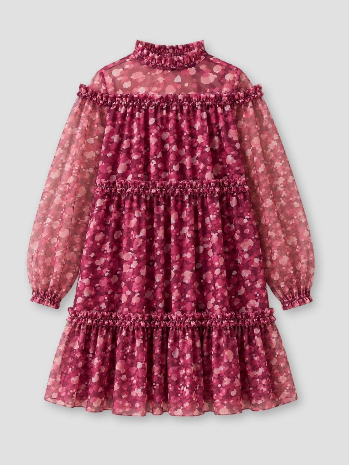 Dsiney Kidz - Angel & Rocket Red Cara Tiered Mesh Dress image 5