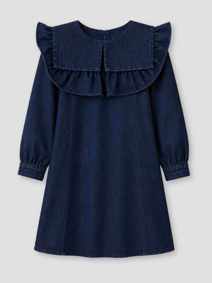 Dsiney Kidz - Angel & Rocket Blue Paige Denim Collar Dress image 5