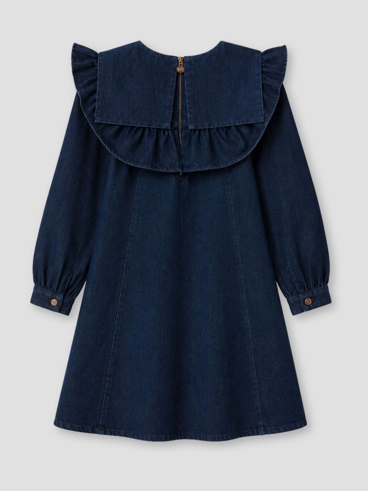 Dsiney Kidz - Angel & Rocket Blue Paige Denim Collar Dress image 6