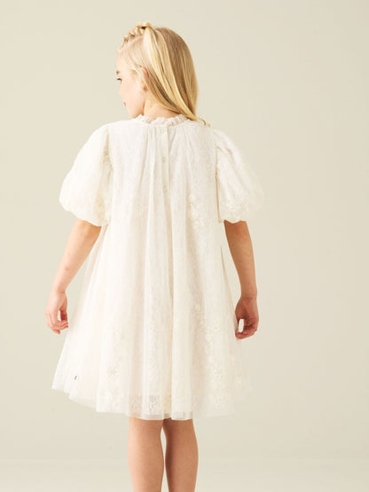 Dsiney Kidz - Angel & Rocket White Marcella Embroidered Mesh Dress image 2