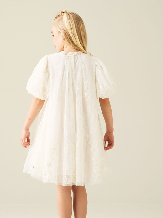 Dsiney Kidz - Angel & Rocket White Marcella Embroidered Mesh Dress image 2