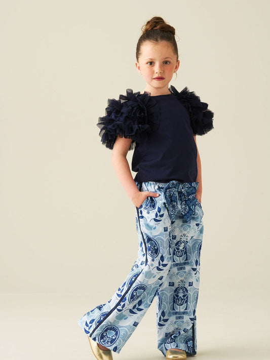 Dsiney Kidz - Angel & Rocket Blue Kendra Ruffle Sleeve T-Shirt image 2