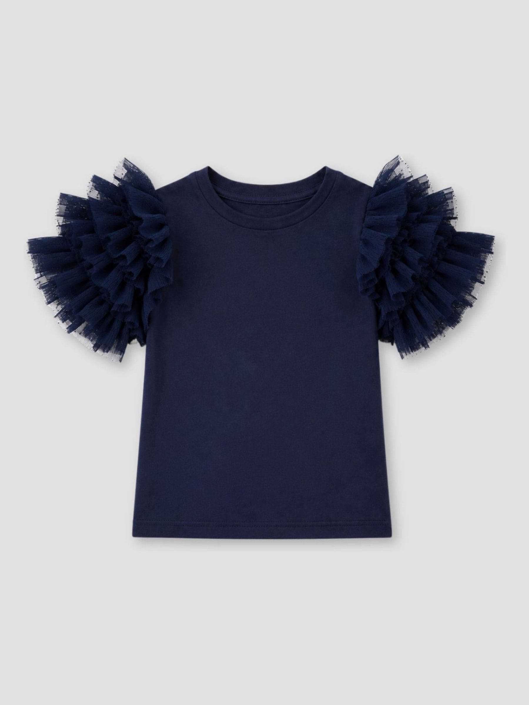 Dsiney Kidz - Angel & Rocket Blue Kendra Ruffle Sleeve T-Shirt image 5