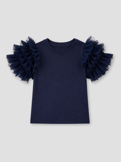 Dsiney Kidz - Angel & Rocket Blue Kendra Ruffle Sleeve T-Shirt image 5