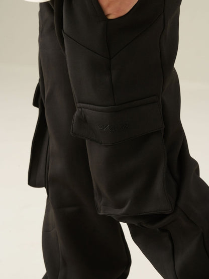 Dsiney Kidz - Angel & Rocket Black Frank Mix Panelled Cuffed Joggers image 5