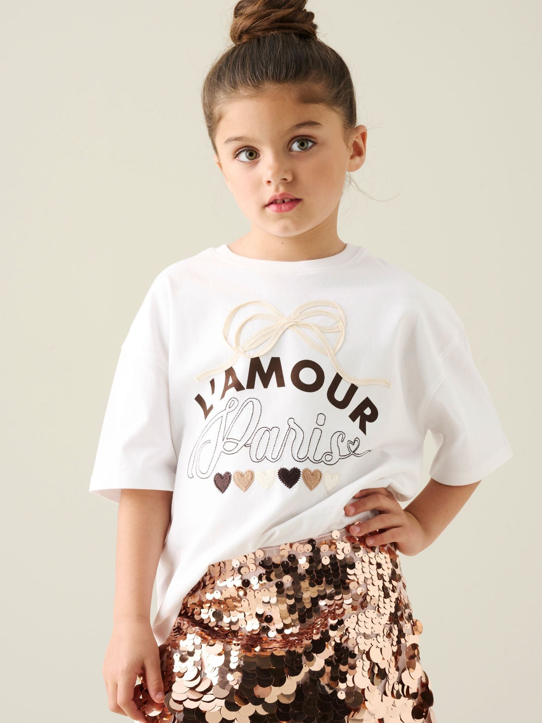 Dsiney Kidz - Angel & Rocket White Quinn L'Amour T-Shirt image 1
