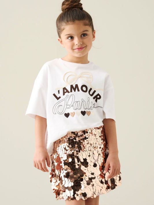 Dsiney Kidz - Angel & Rocket White Quinn L'Amour T-Shirt image 2