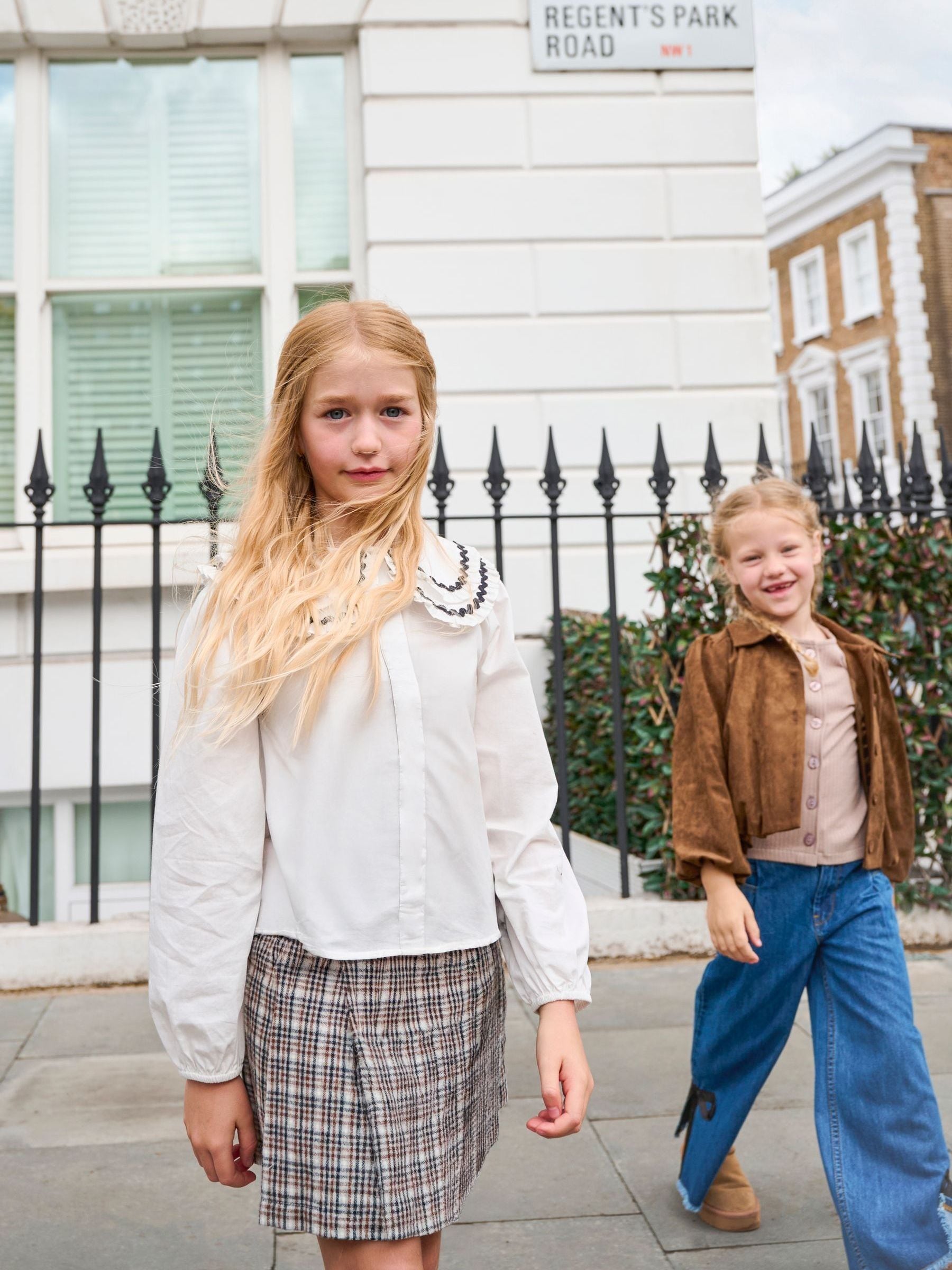 Dsiney Kidz - Angel & Rocket White Lola Double Collar Ricrac Trim Blouse image 1