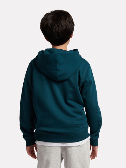 Dsiney Kidz - New Balance Green Small Kids French Terry 100% Cotton Logo Hoodie image 3