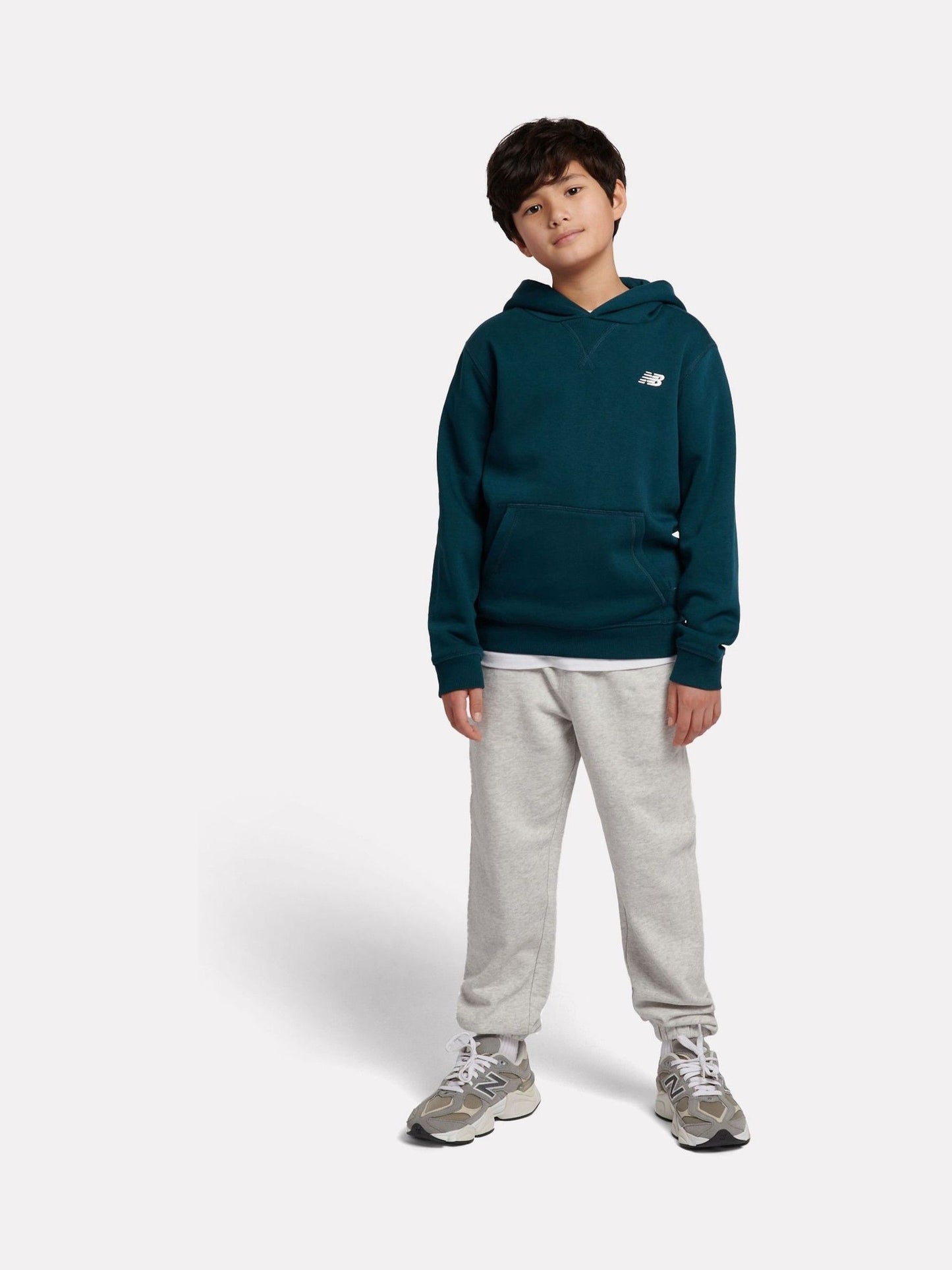 Dsiney Kidz - New Balance Green Small Kids French Terry 100% Cotton Logo Hoodie image 5