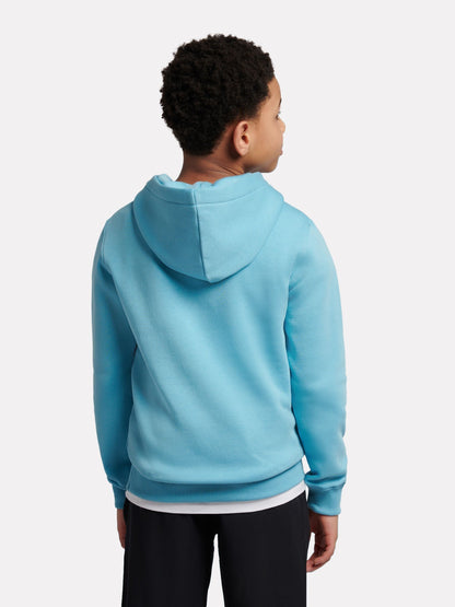 Dsiney Kidz - New Balance Blue French Terry Stacked Logo Hoodie image 3
