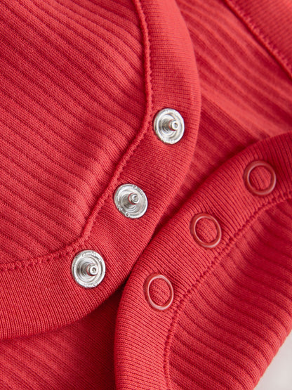 Red Little Pud Christmas Long Sleeve Baby Bodysuit - image 4