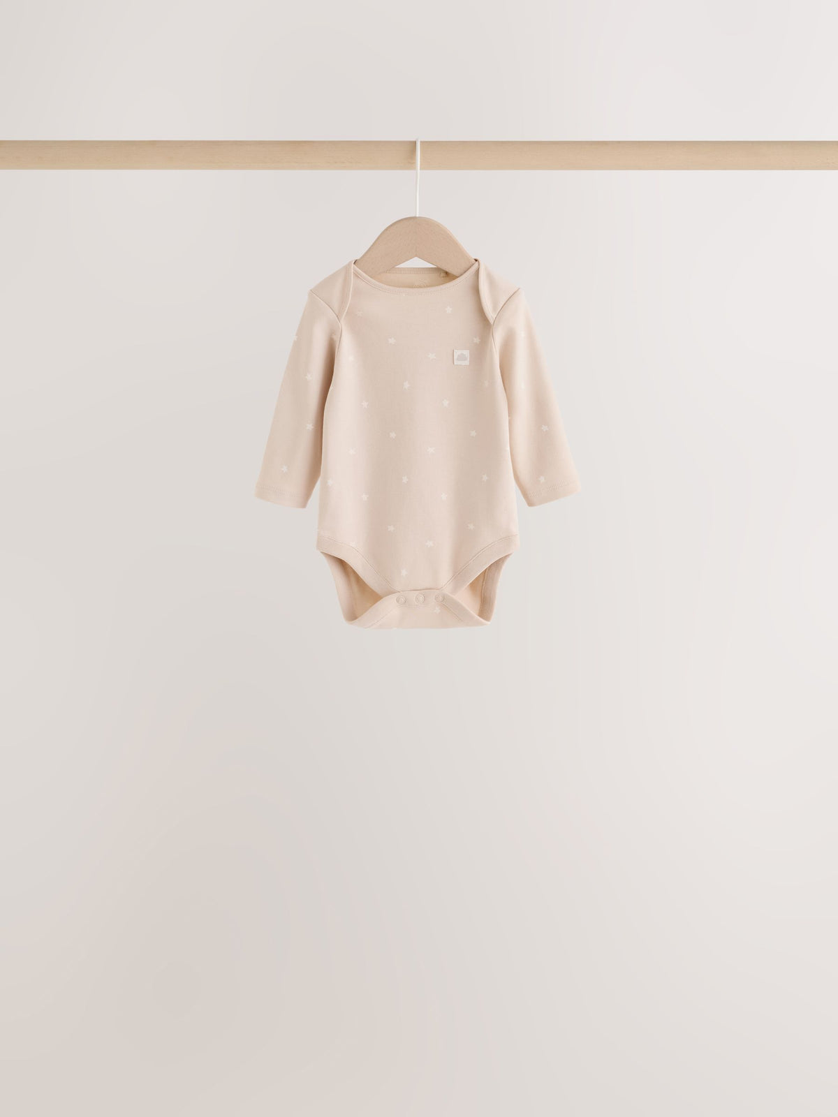 Neutral Cloud Long Sleeve Baby Bodysuits 5 Pack - image 8
