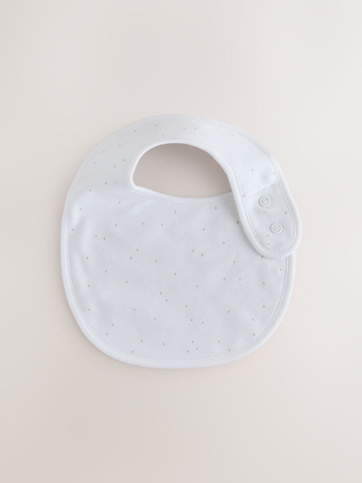 White Mini Safari Animals Baby Bibs 5 Pack - image 2