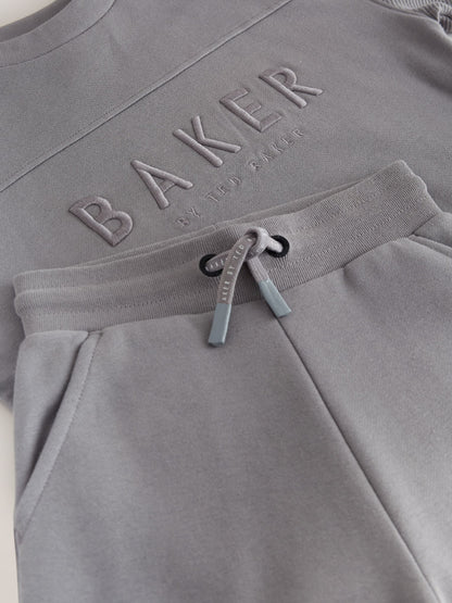 Baker by Ted Baker Charcoal Grey Oversized Sweatshirt and Joggers Set - image 10