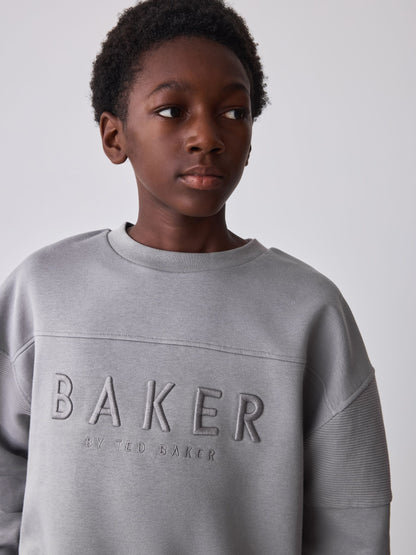Baker by Ted Baker Charcoal Grey Oversized Sweatshirt and Joggers Set - image 5