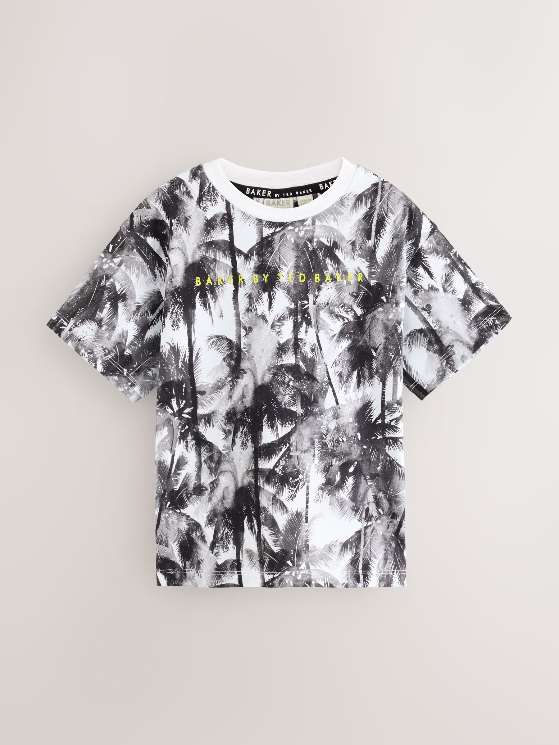 Dsiney Kidz - Baker by Ted Baker Black/Yellow Baker by Ted Baker 3 Pack T-Shirts image 2
