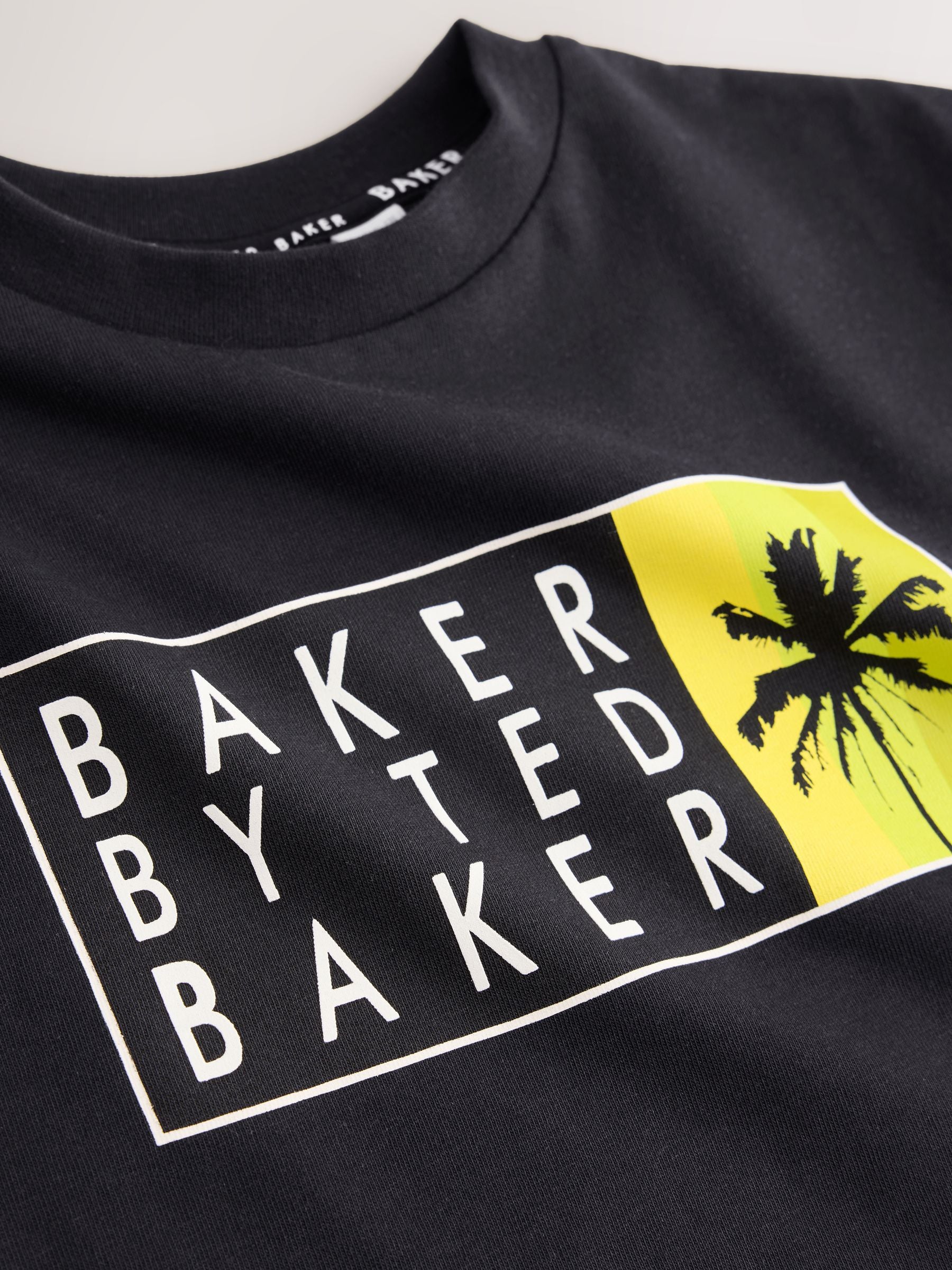 Dsiney Kidz - Baker by Ted Baker Black/Yellow Baker by Ted Baker 3 Pack T-Shirts image 8