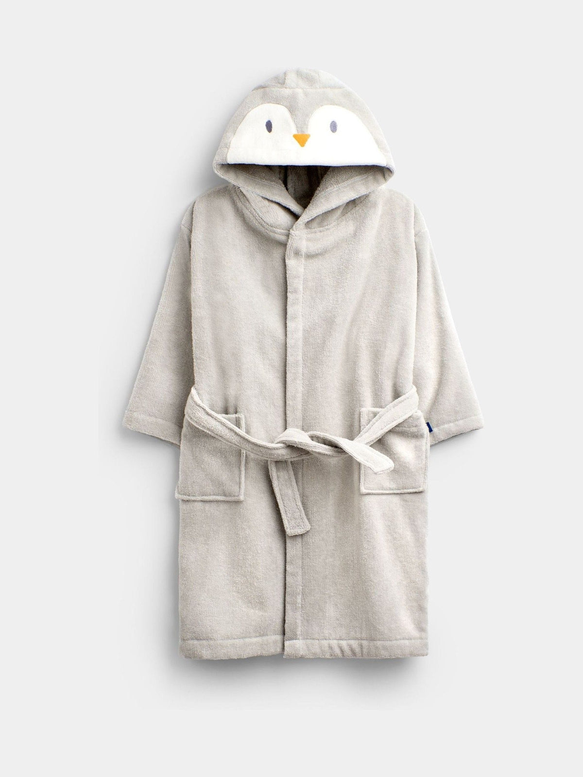 JoJo Maman Bébé Grey Penguin Fleece Dressing Gown - image 1