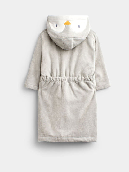 JoJo Maman Bébé Grey Penguin Fleece Dressing Gown - image 3