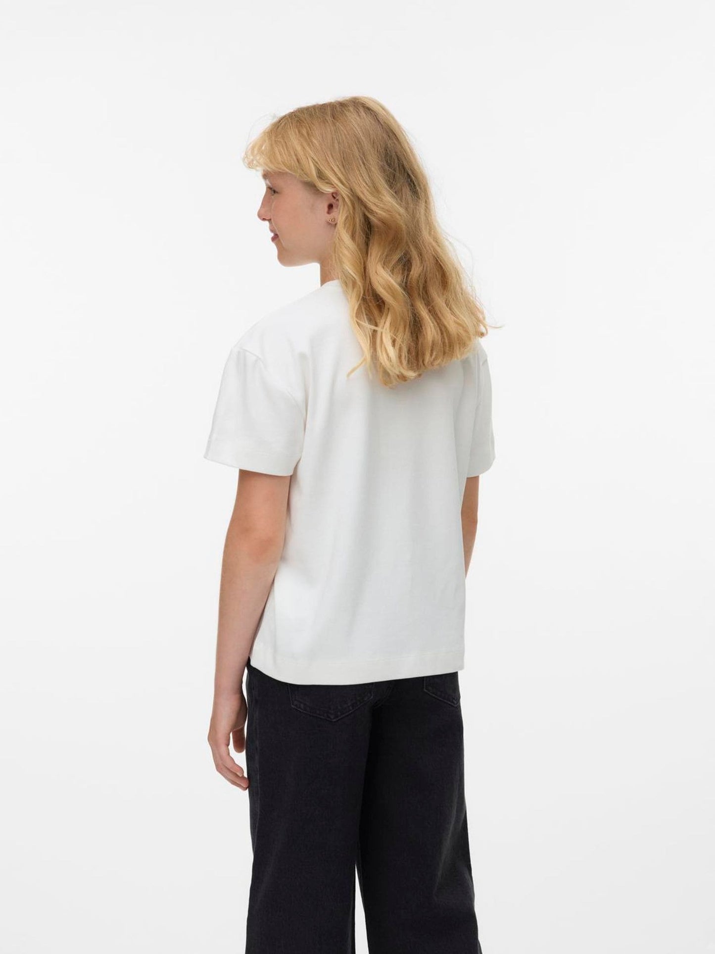 Dsiney Kidz - VERO MODA White Short Sleeve T-Shirt image 4