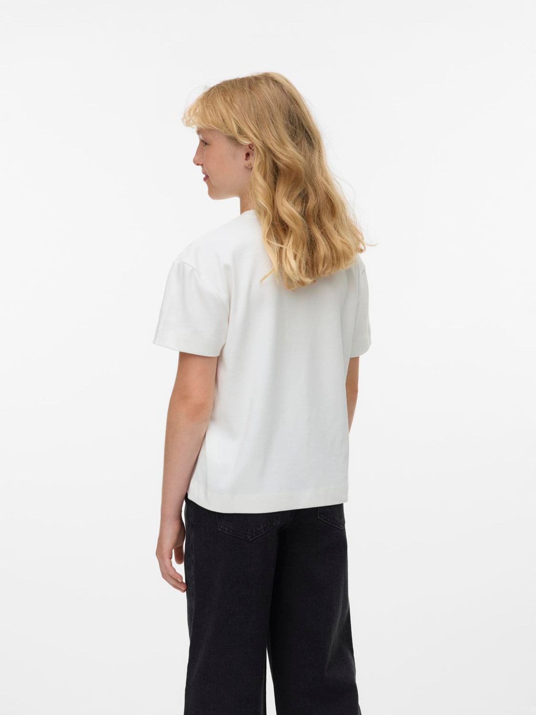 Dsiney Kidz - VERO MODA White Short Sleeve T-Shirt image 4