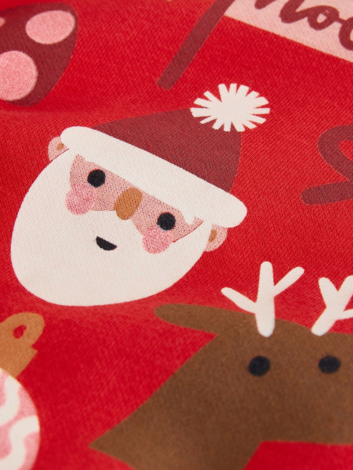 Red Christmas Santa Print Crew Neck Sweatshirt (3mths-7yrs) - image 7