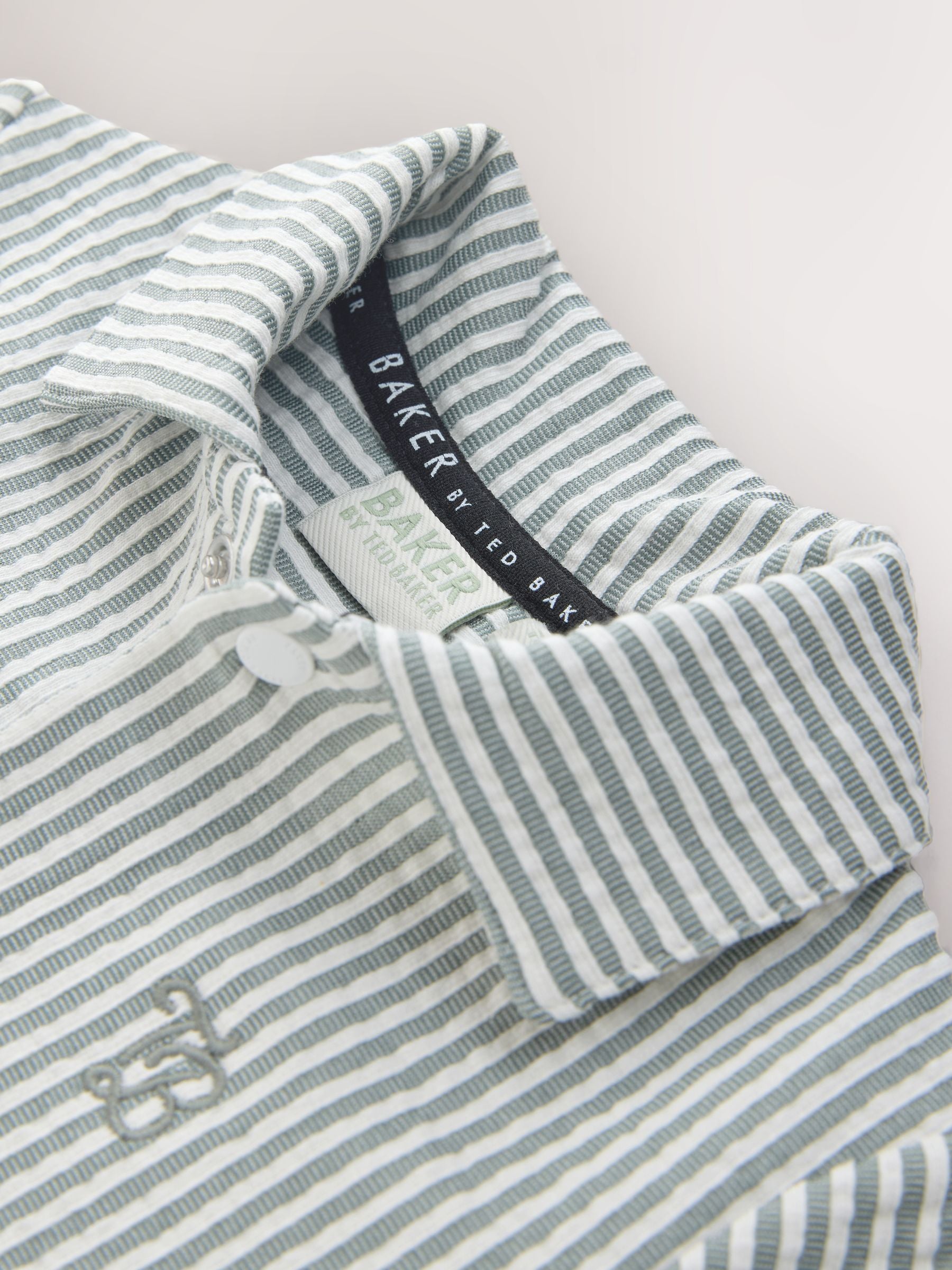 Baker by Ted Baker Textured Stripe Romper image 3