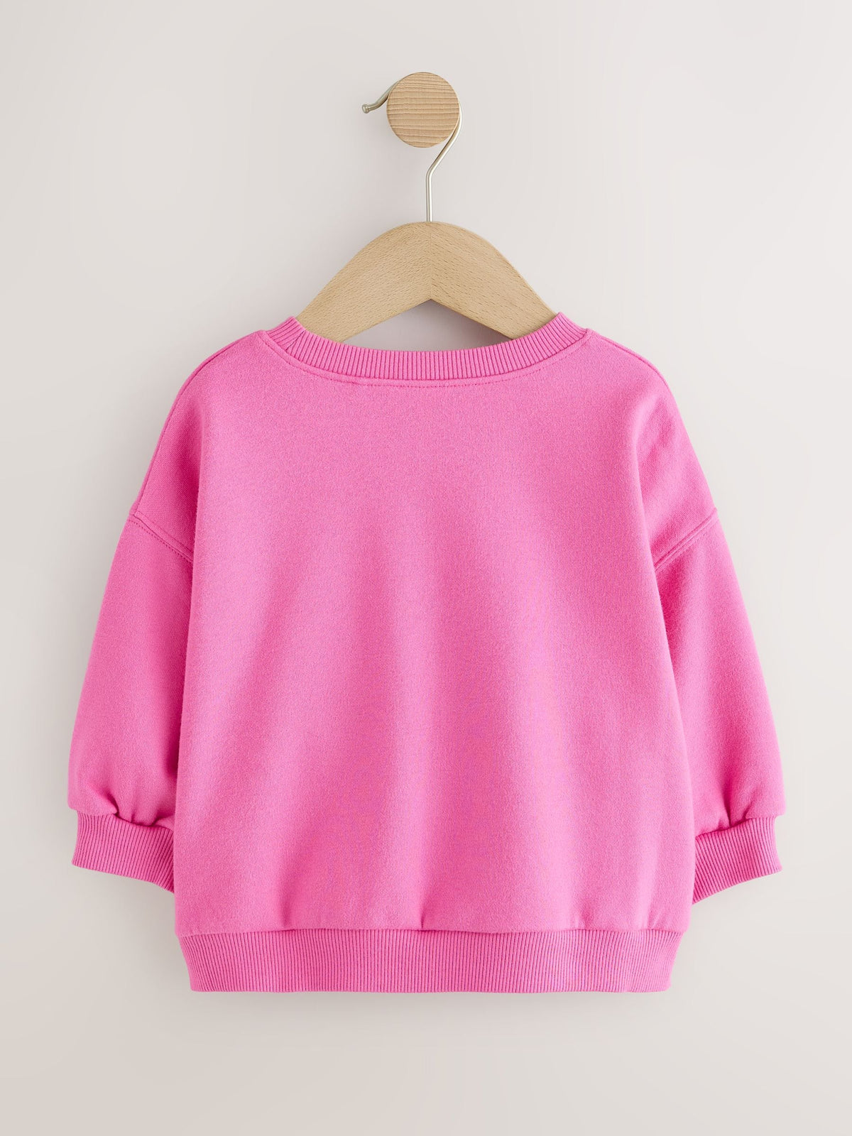 Bright Pink Christmas Crew Neck Sweatshirt (3mths-7yrs) - image 5