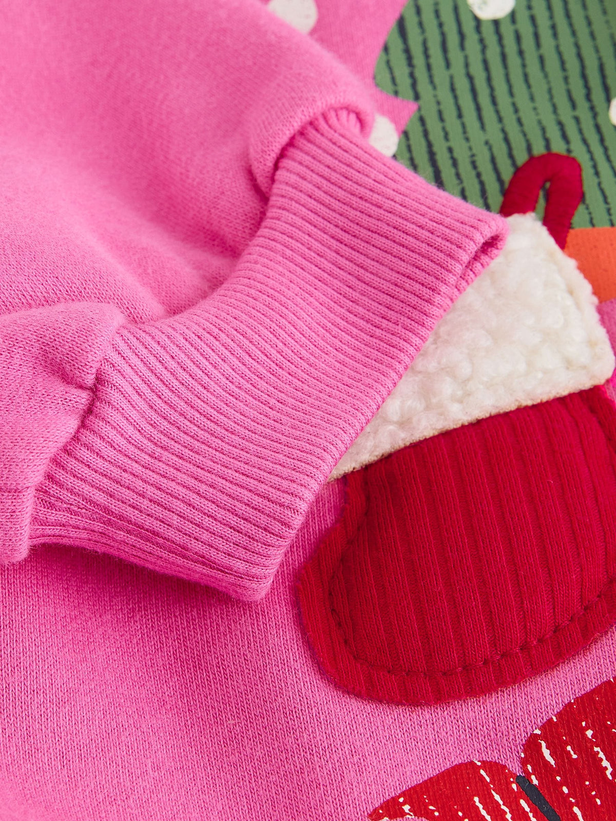 Bright Pink Christmas Crew Neck Sweatshirt (3mths-7yrs) - image 6