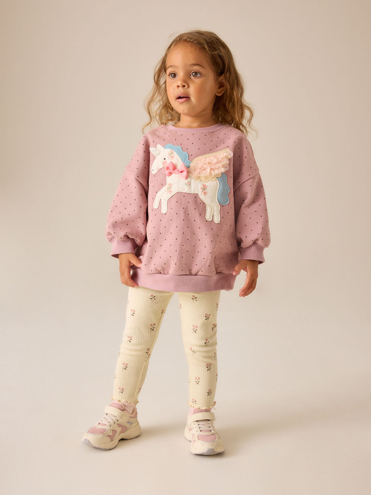Pink Unicorn Sweatshirt and Leggings Set (3mths-7yrs) - image 1