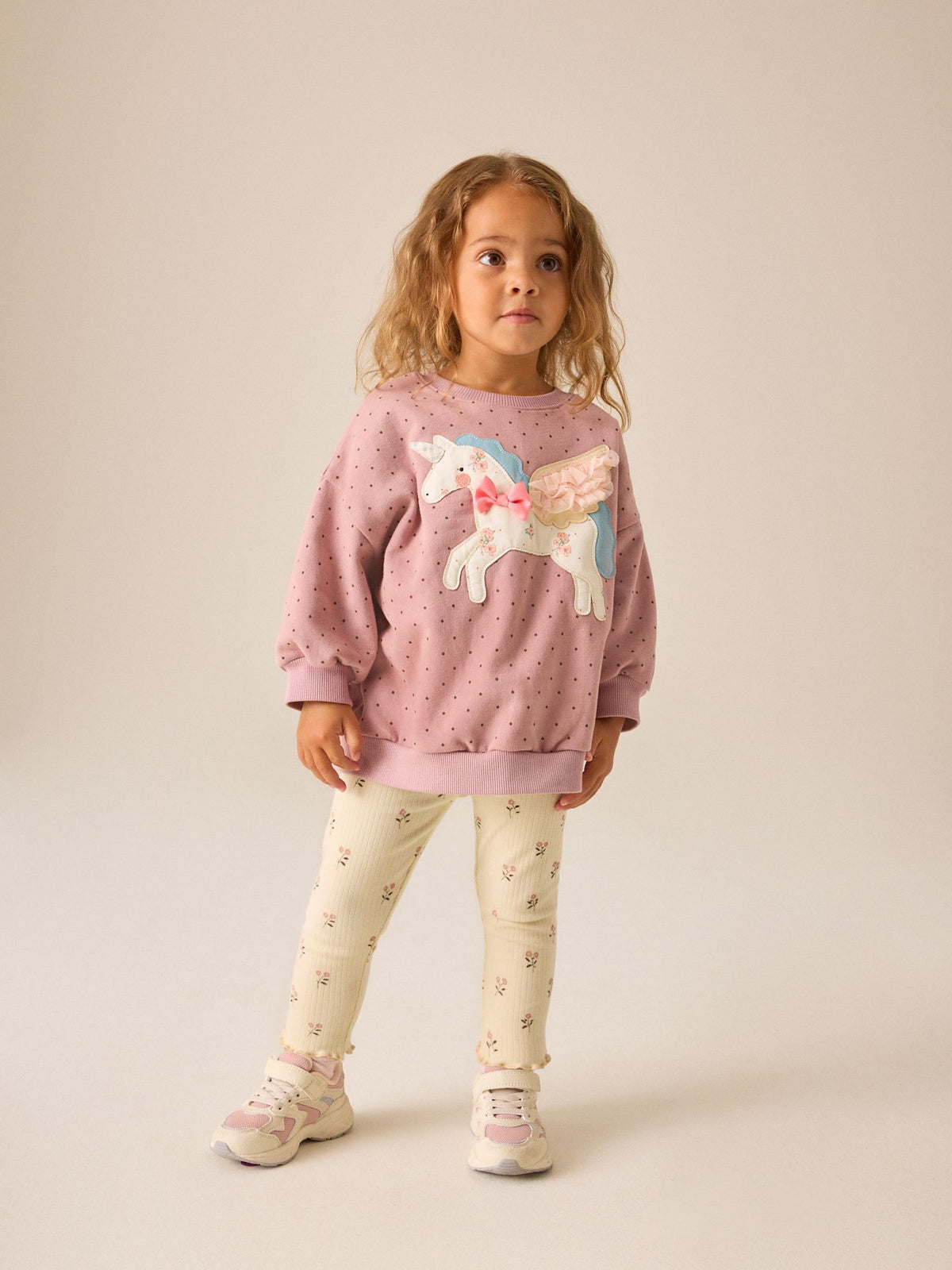 Pink Unicorn Sweatshirt and Leggings Set (3mths-7yrs) - image 2