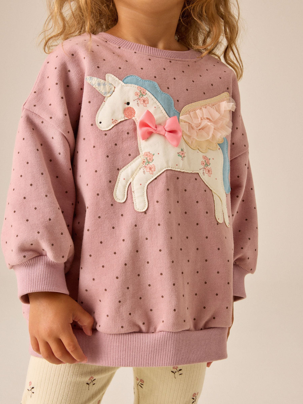 Pink Unicorn Sweatshirt and Leggings Set (3mths-7yrs) - image 4
