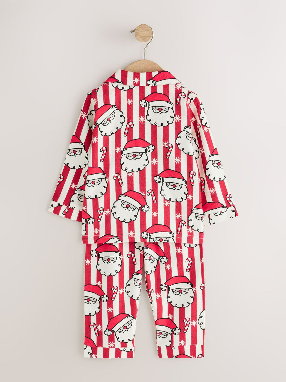 Red/White Santa Stripe Christmas Pyjamas (9mths-10yrs) - image 7