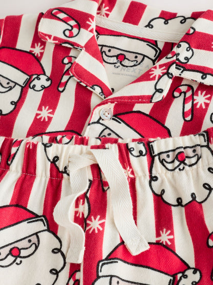 Red/White Santa Stripe Christmas Pyjamas (9mths-10yrs) - image 8