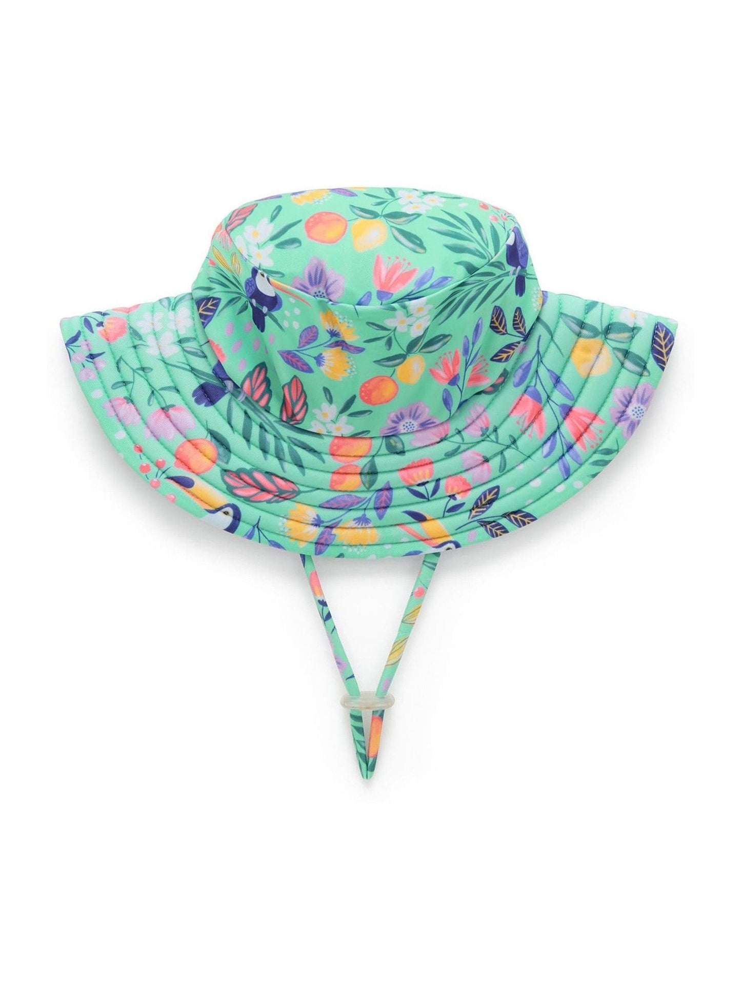 Purebaby Green Broad Brim Swim Hat image 2