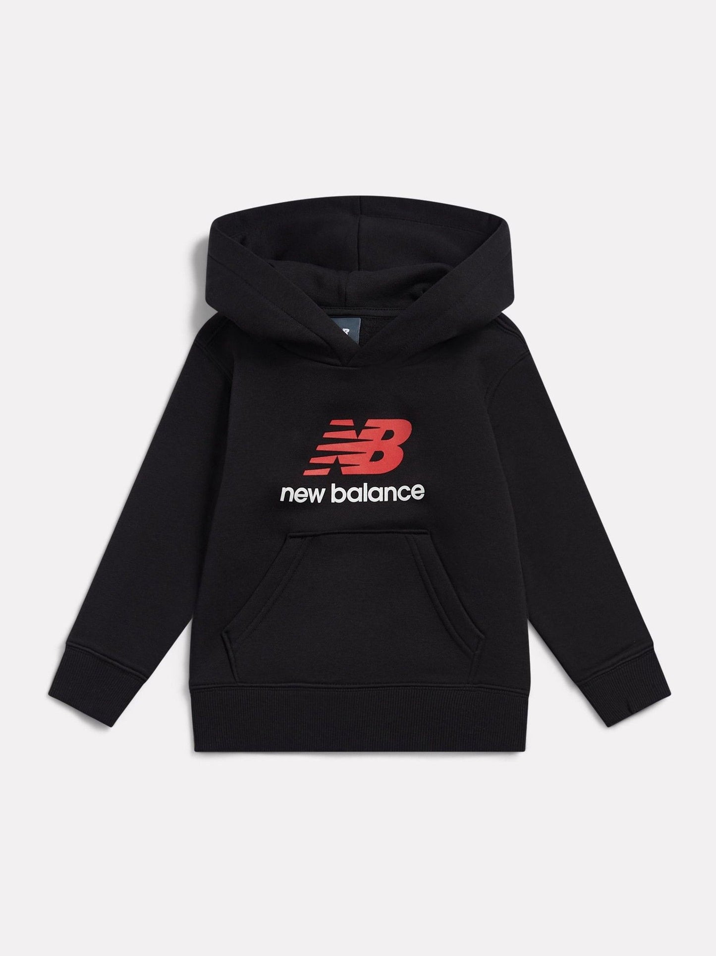 Dsiney Kidz - New Balance Black Brushback Stacked Logo Hoodie image 1
