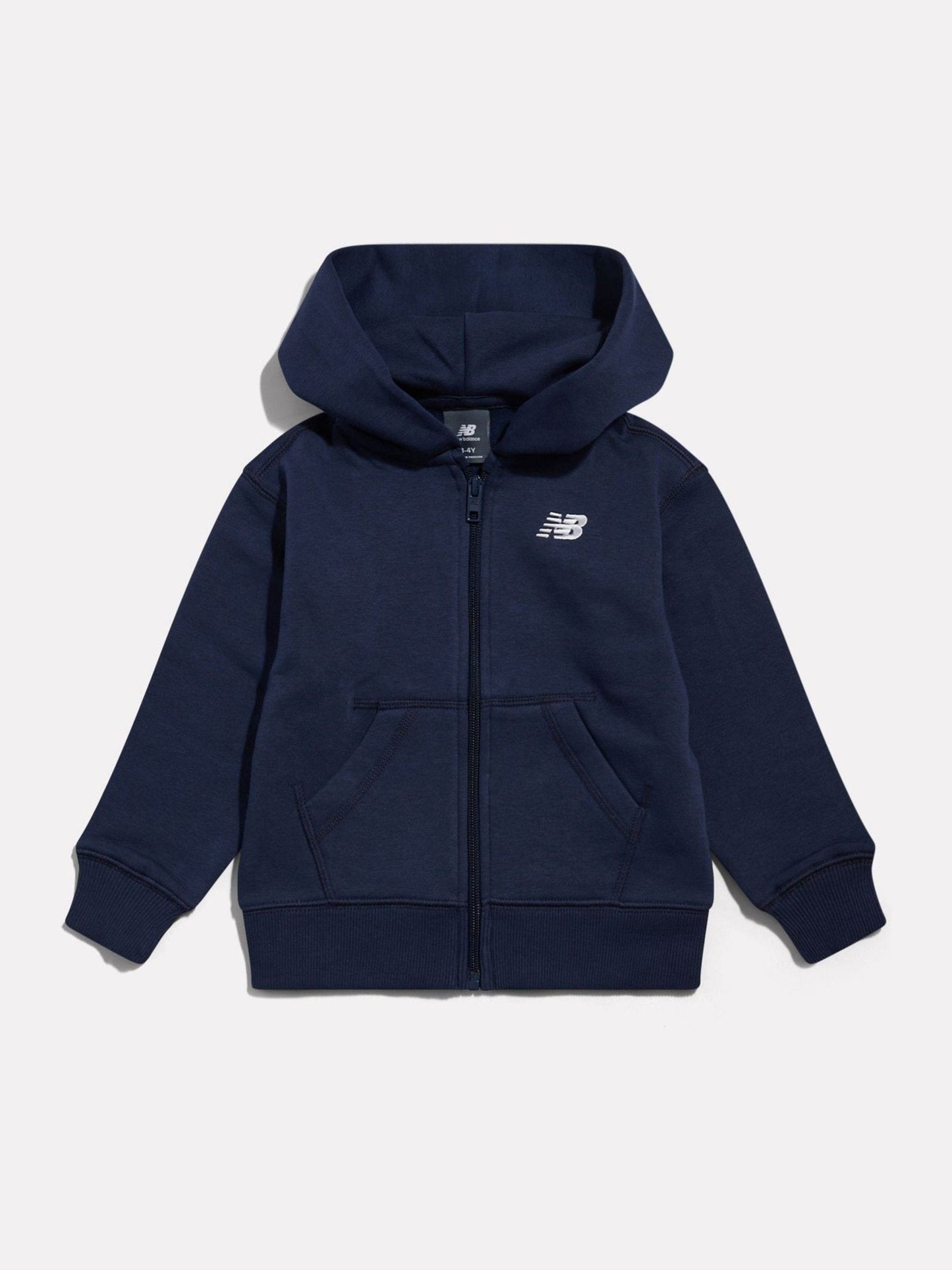 Dsiney Kidz - New Balance Navy Small Logo Full Zip Hoodie image 1