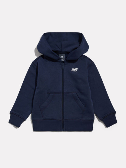 Dsiney Kidz - New Balance Navy Small Logo Full Zip Hoodie image 1