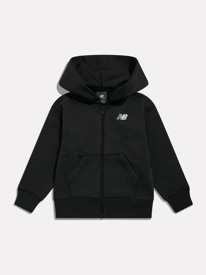 Dsiney Kidz - New Balance Black Small Logo Full Zip Hoodie image 1