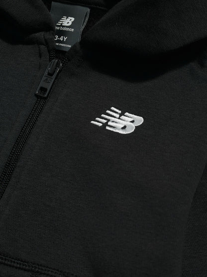 Dsiney Kidz - New Balance Black Small Logo Full Zip Hoodie image 3