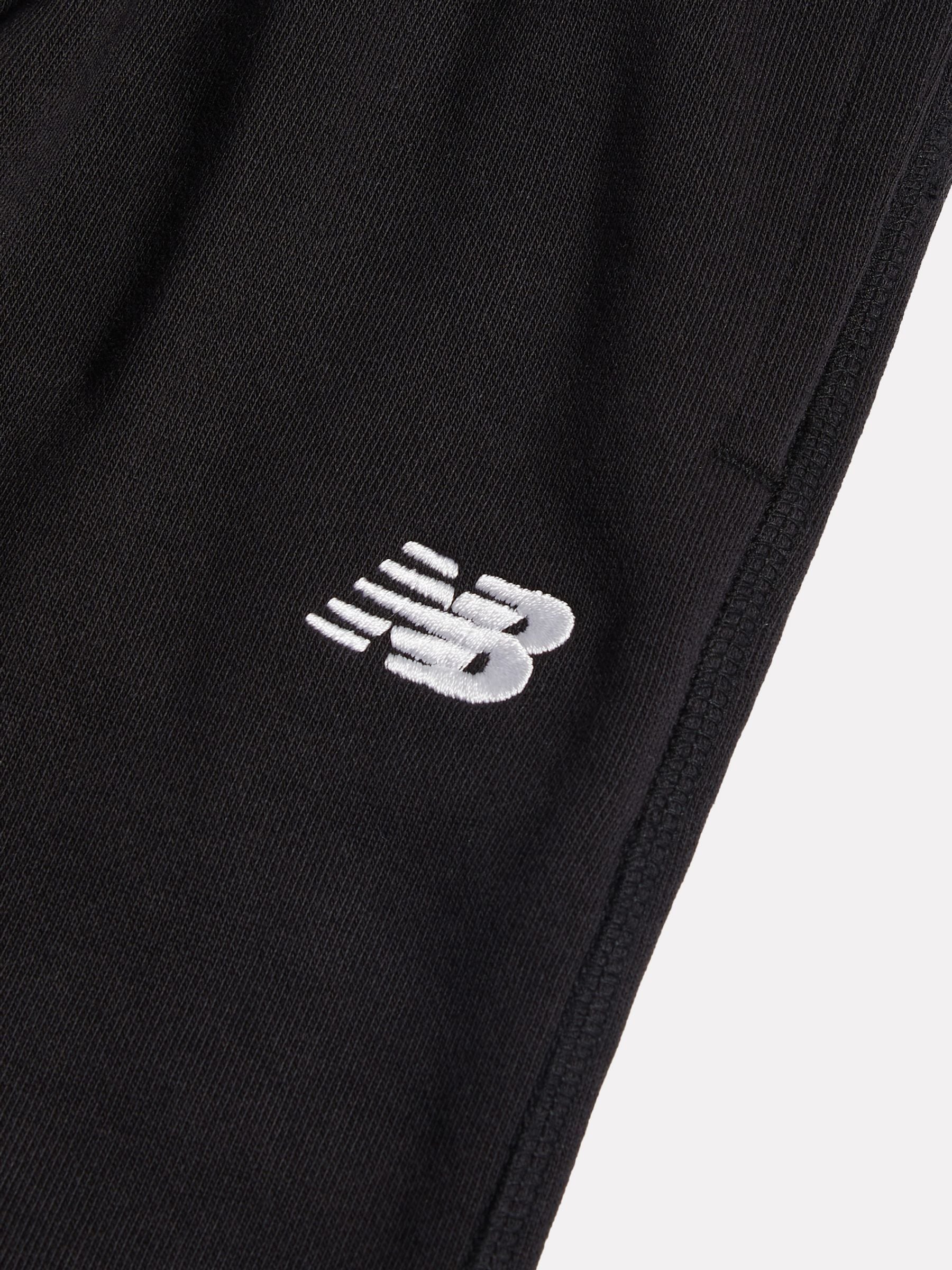 New Balance Black Small Logo French Terry Joggers image 3