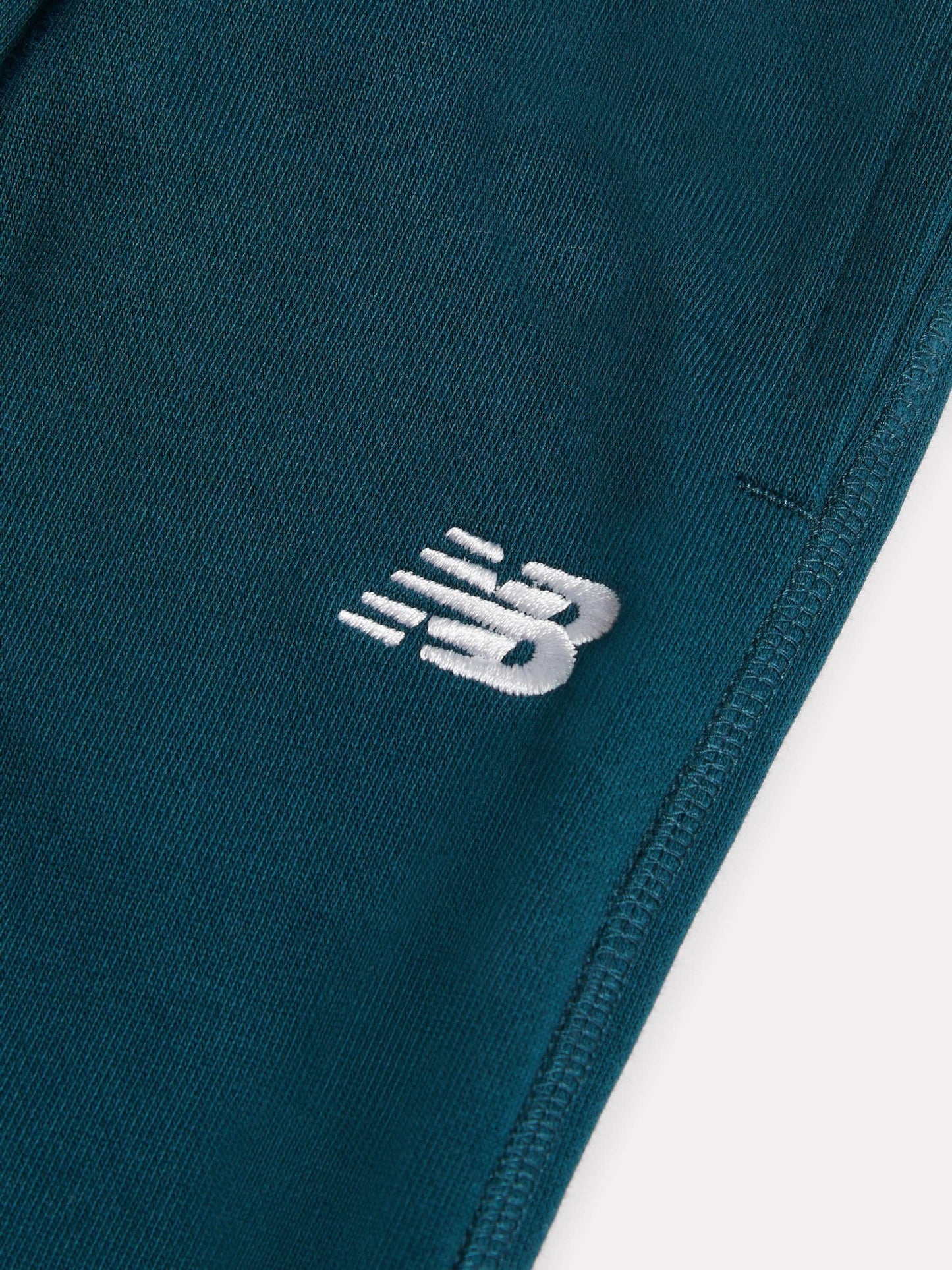 New Balance Green Small Logo French Terry Joggers image 3