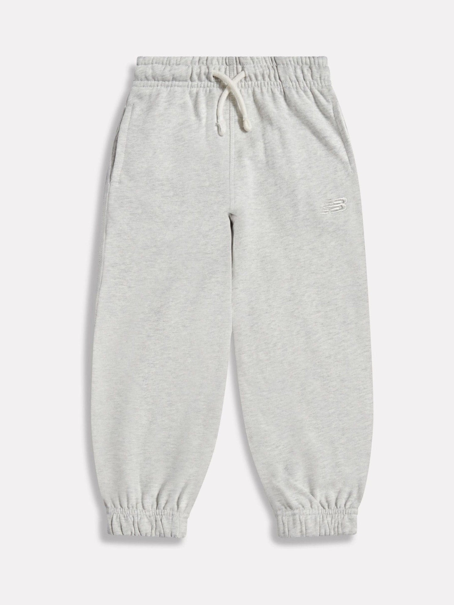 New Balance Grey Small Logo French Terry Joggers image 1