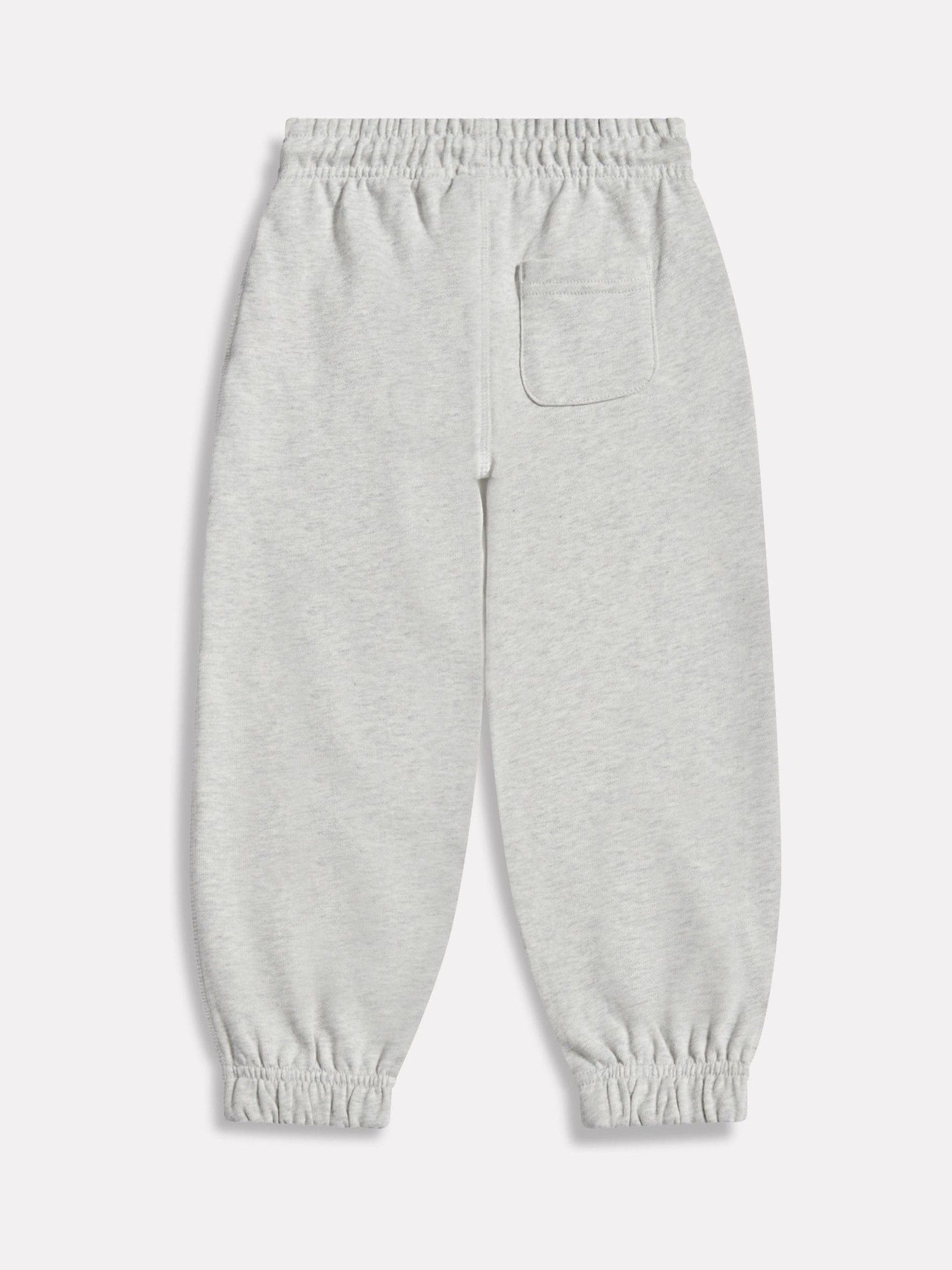 New Balance Grey Small Logo French Terry Joggers image 2