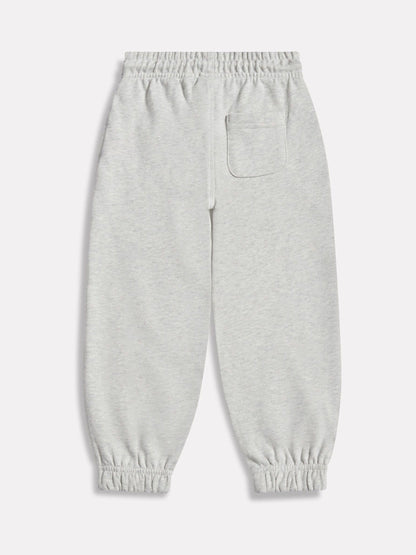New Balance Grey Small Logo French Terry Joggers image 2